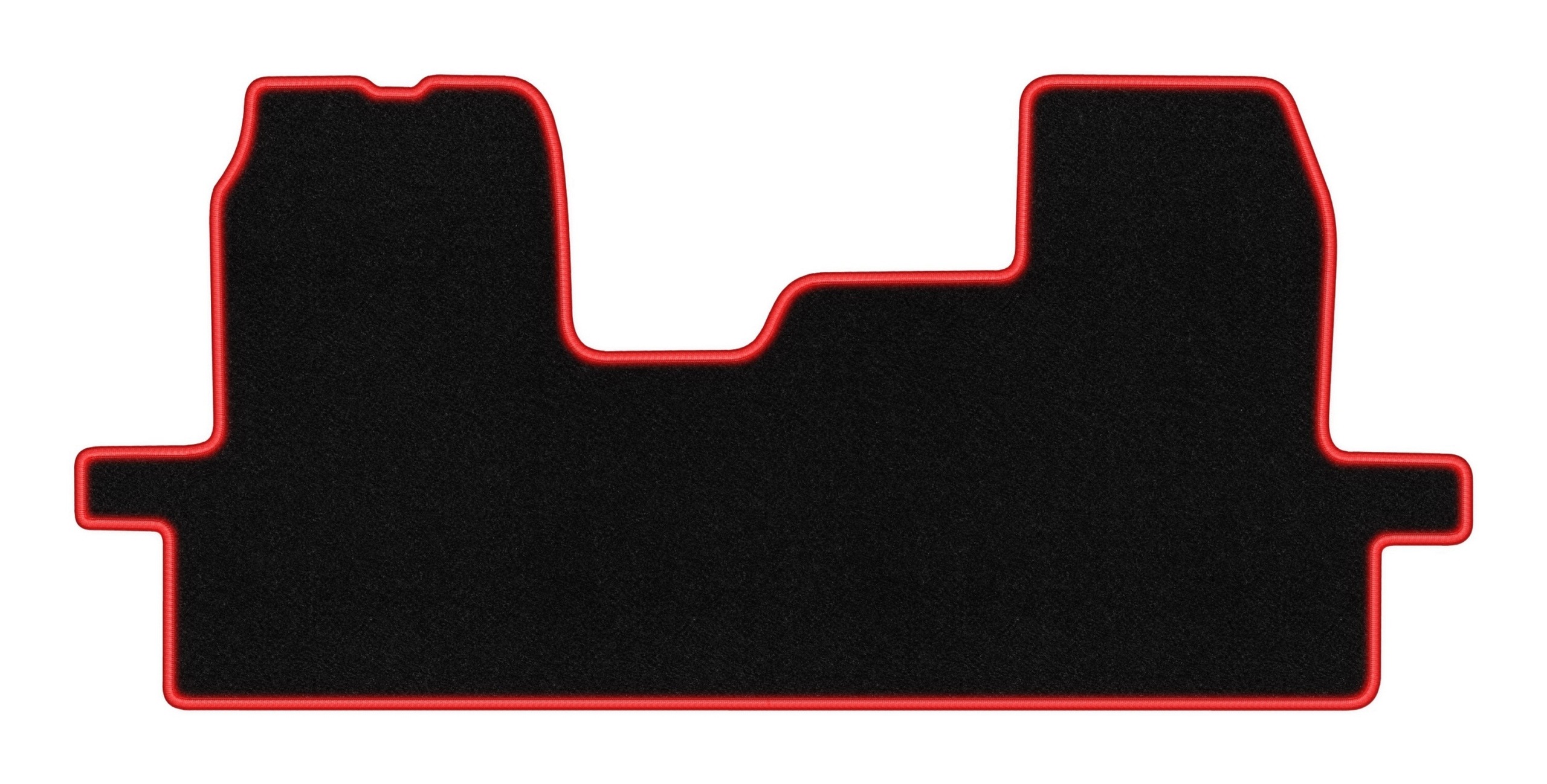 Dywaniki samochodowe welurowe do Ford Transit MK7 komplet Carlux-red 1 szt.