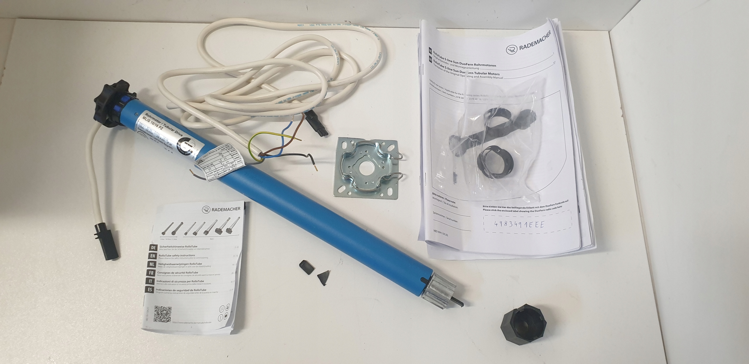 SILNIK DO NAPĘDU ROLET RADEMACHER 26401055 Marka Rademacher