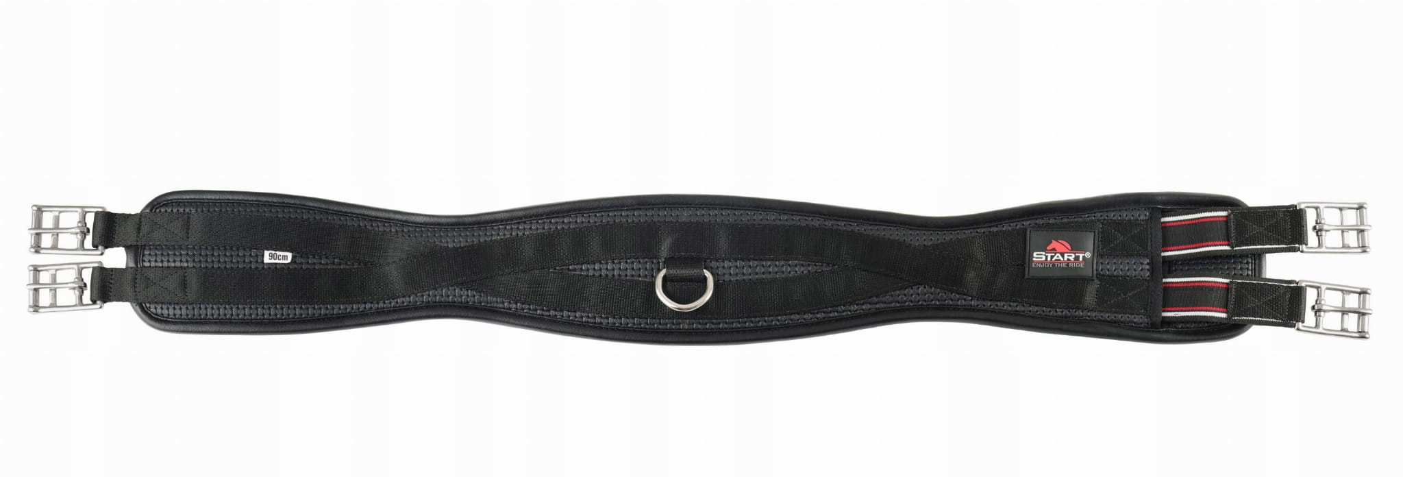 B Popręg Start Elastic 125cm 20520001 Saddle girth Vs Pcv czarny