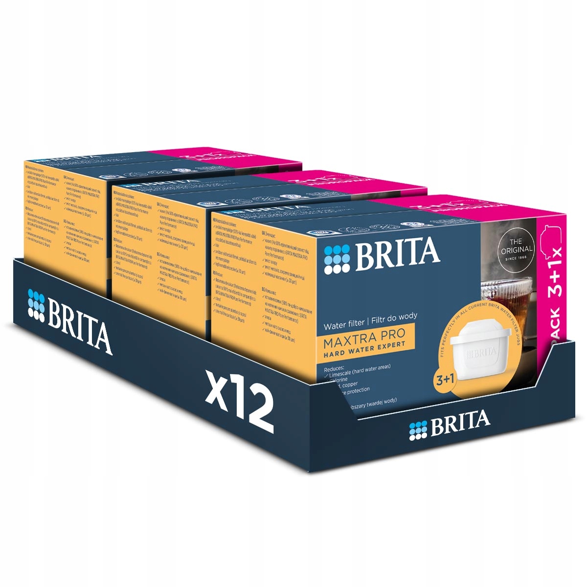 Brita Filtr wkład filtrujący do dzbanka Maxtra Pro Hard Water Expert 12 szt