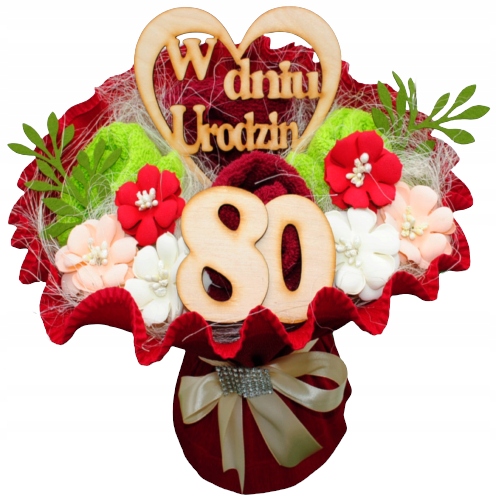 

Bukiet z ręczników na Urodziny 50,60,80,90