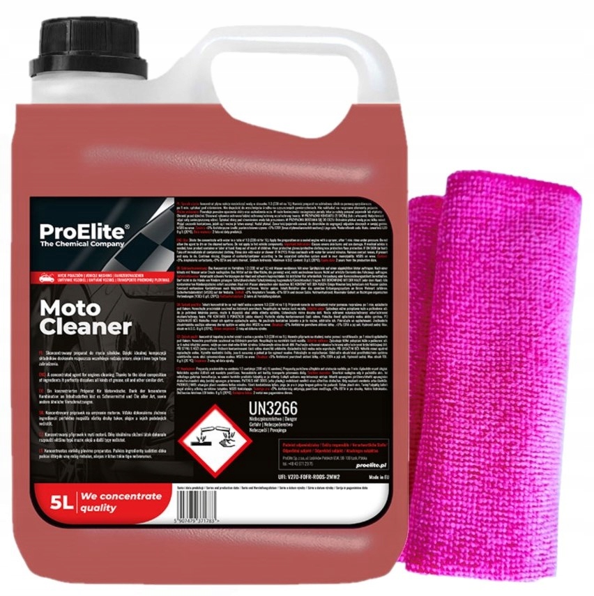 ProElite Moto Cleaner 5L Koncent Do Mycia Silnika