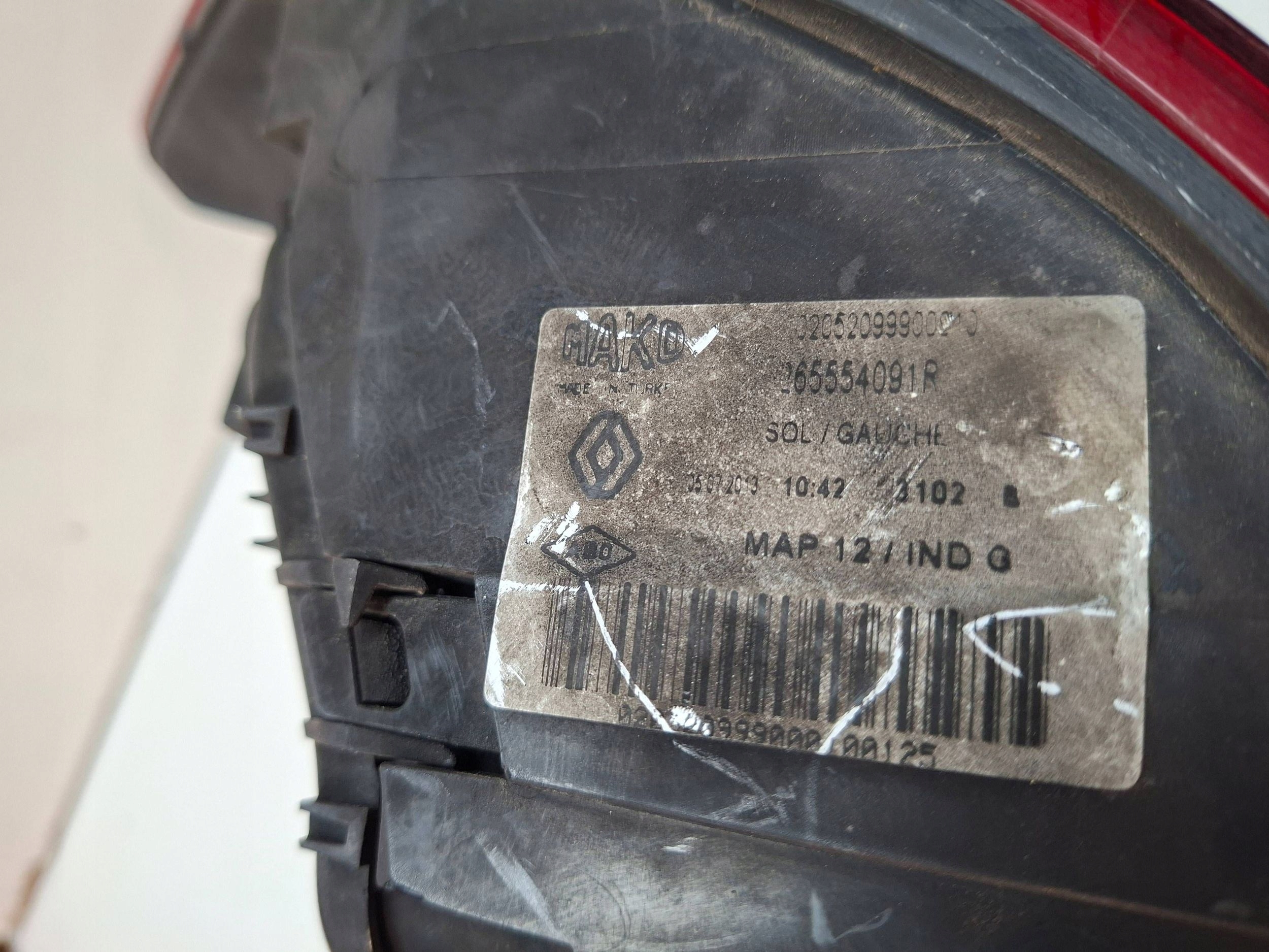 light rear left 265554091R RENAULT CLIO IV HB 2012-2016