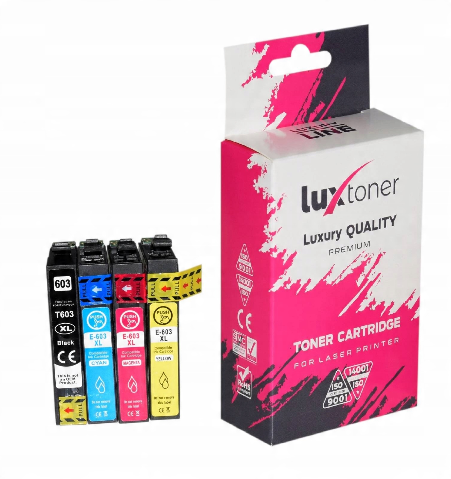 

4x Tusze do Epson T603 XP2105 XP3100 XP4100 XP2100