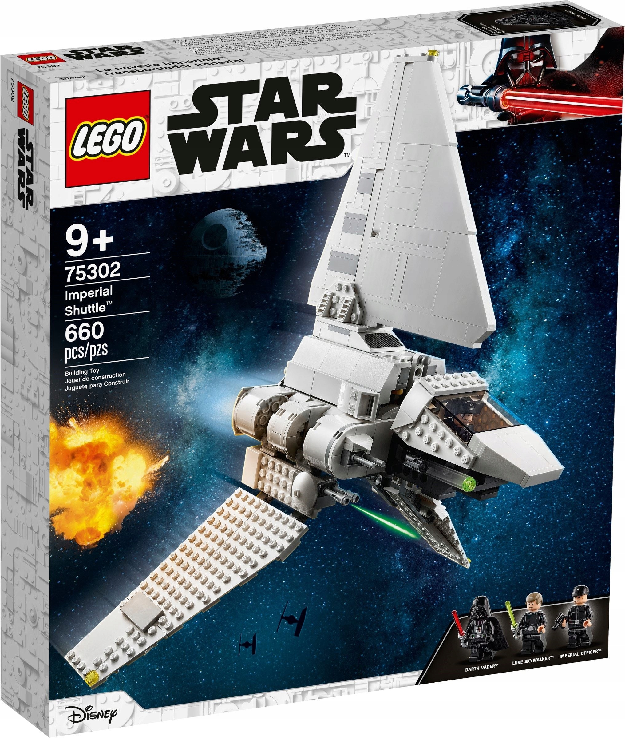LEGO STAR WARS 75302 DARTH VADER WAHADŁOWIEC IMPER