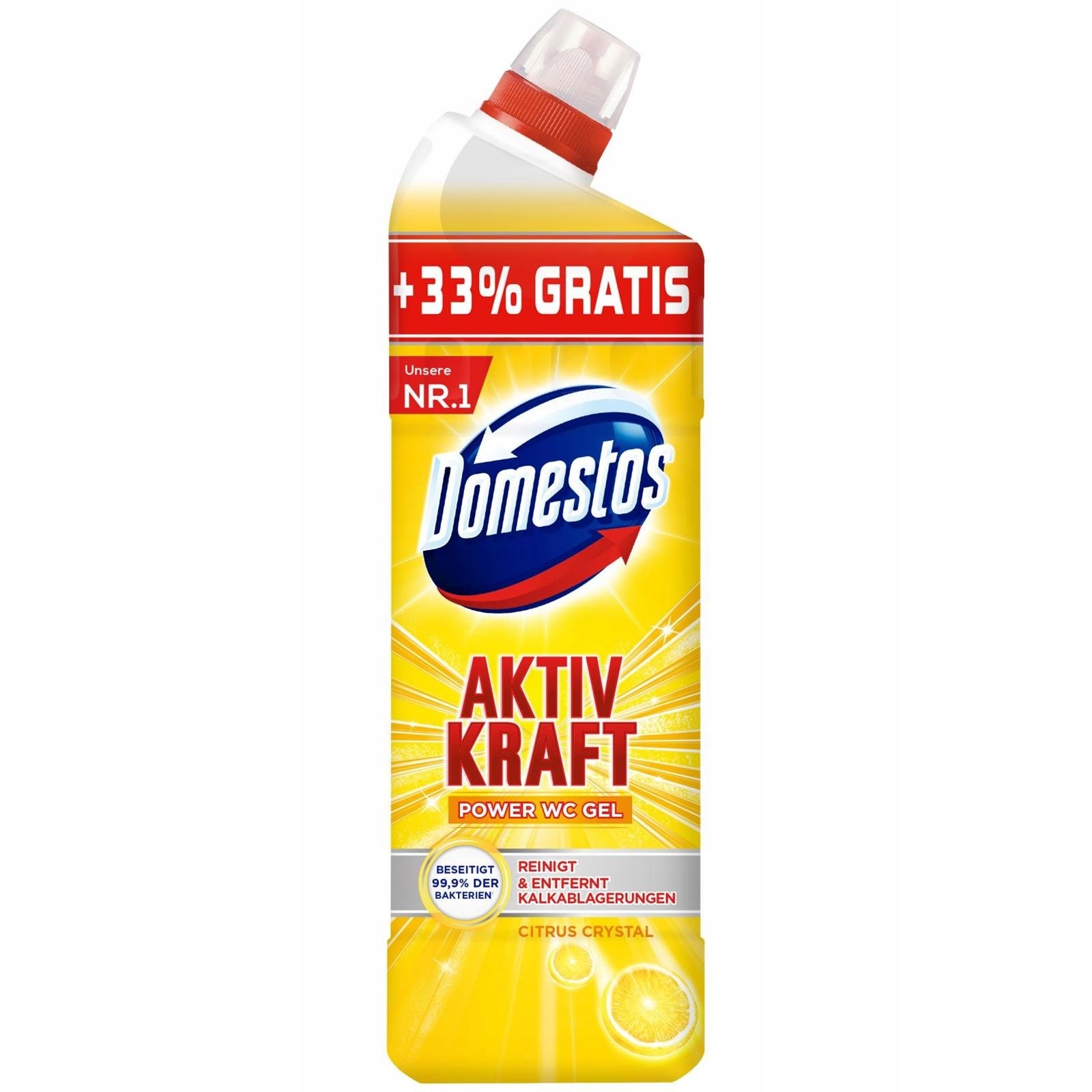 

Z Niemiec Domestos Citrus Żel Wc 1 l
