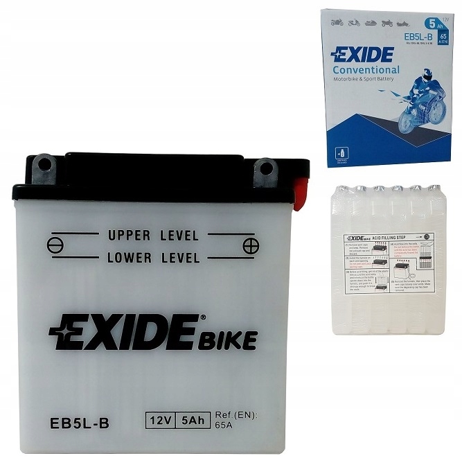 

Akumulator EB5L-B/YB5L-B 12V 5Ah 65A Exide