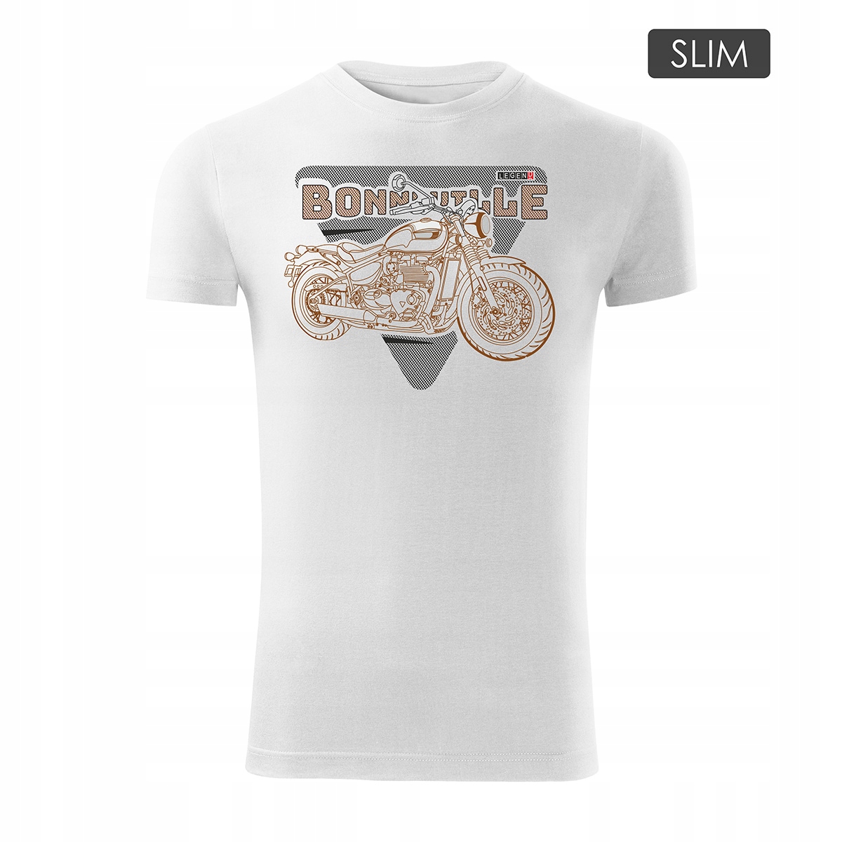

Koszulka na motor z motocyklem Triumph Bonneville