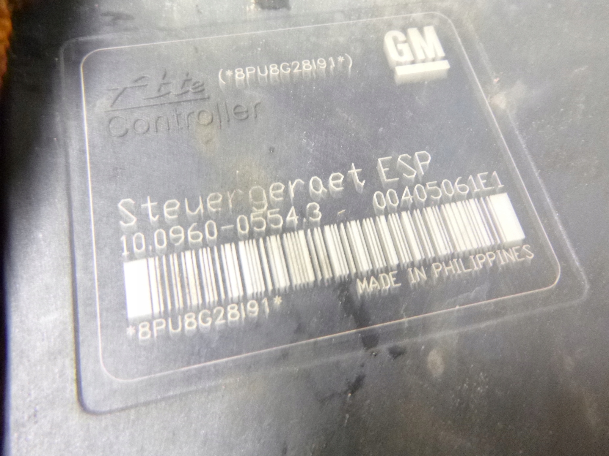 POMPA ABS OPEL ASTRA H LIFT 1.7DCI 13246535 2008R.