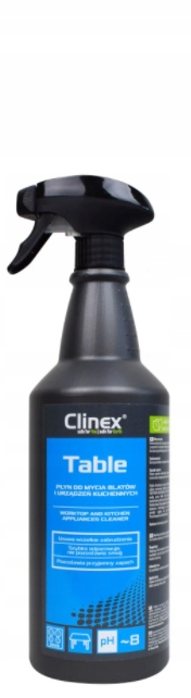 

Clinex Table -1L- Mycie blatów/urządzeń kuchennych