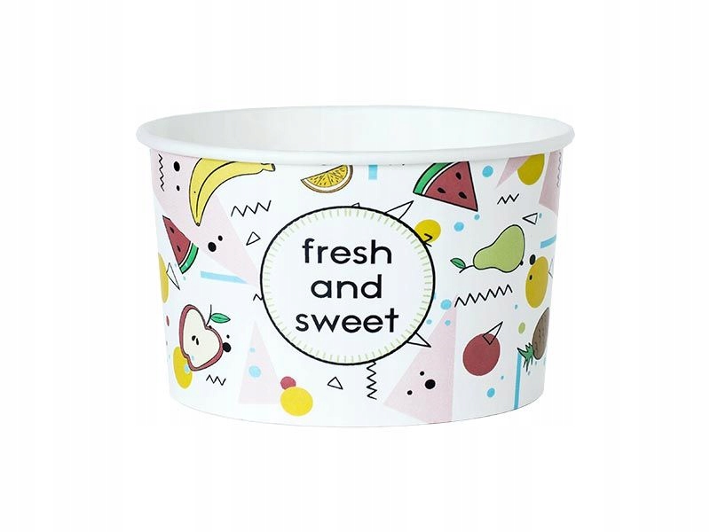 

Miski papierowe na lody fresh nadruk 245ml -25szt