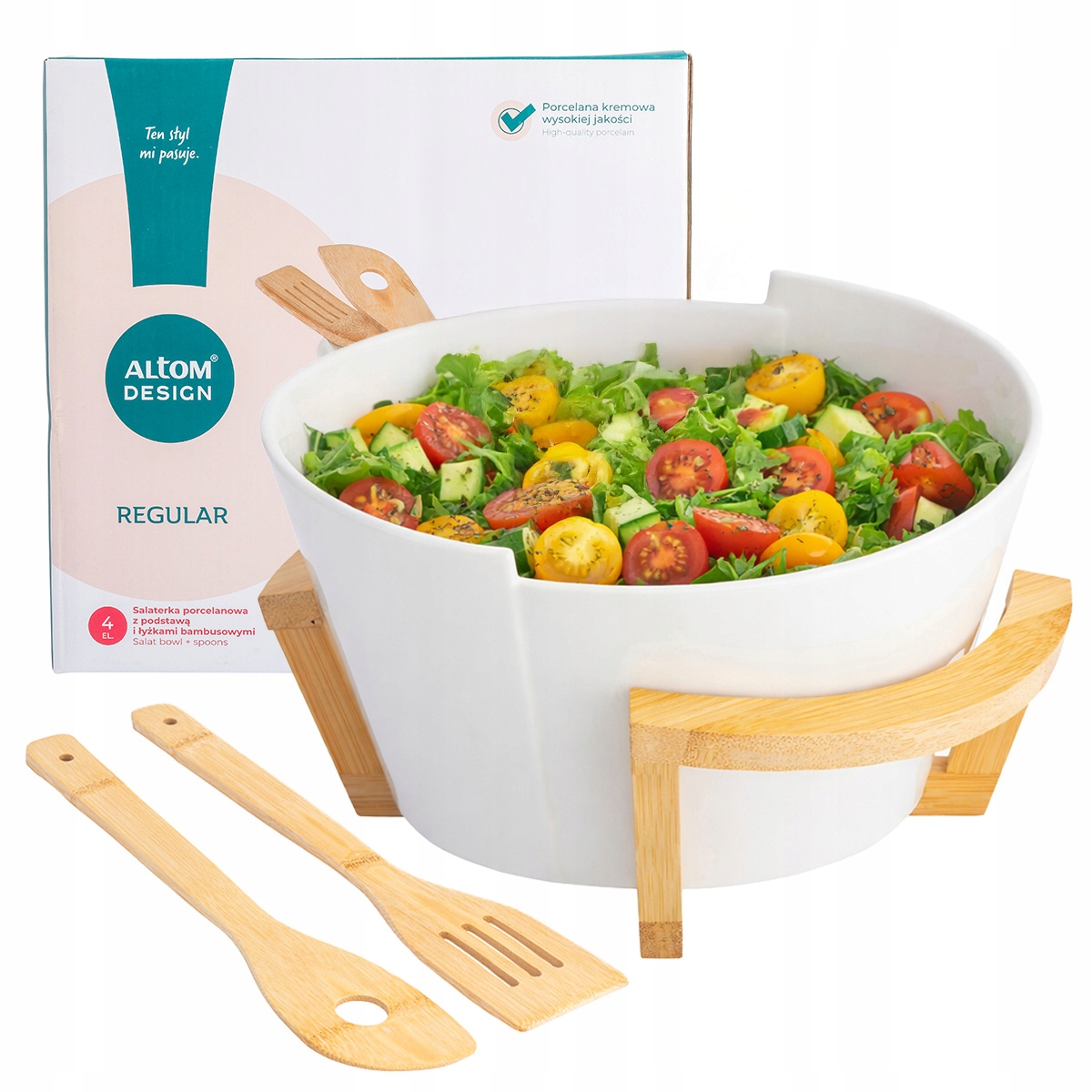 Miska na servírování salátů a příborů salátová mísa Altom Design Regular 3,8 l