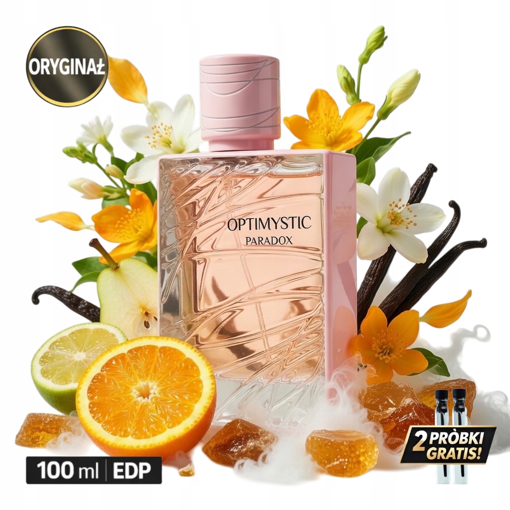 Perfumy Fragrance World Optimystic Paradox 100ml 2 Próbki