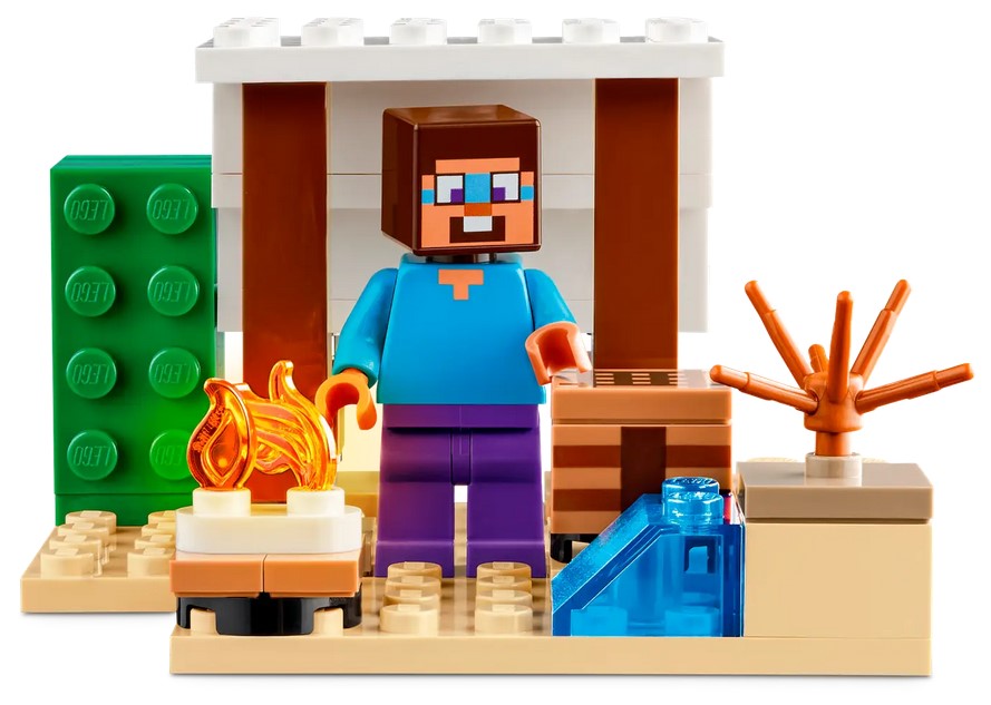 Klocki Lego Minecraft Pustynna wyprawa Steve'a 21251 75 ele. Marka LEGO