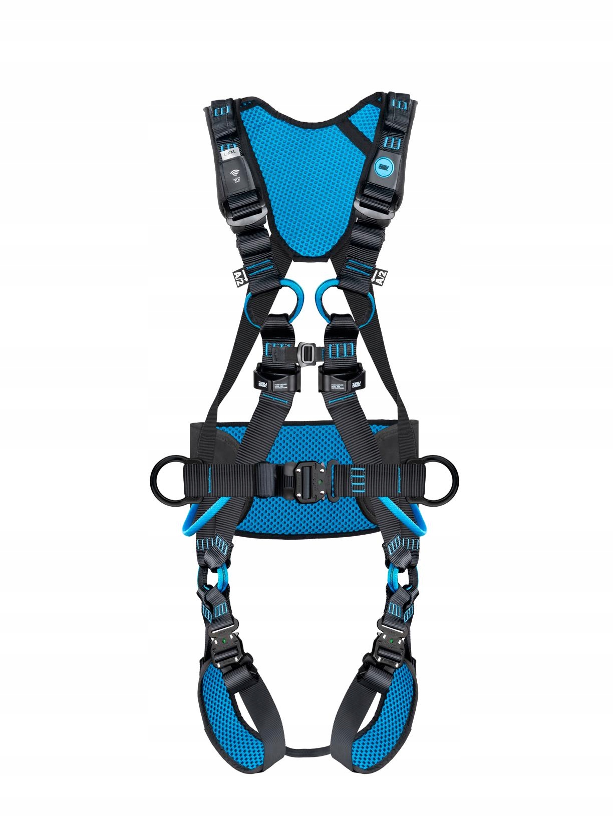 Wind Blue 2 – bezpečnostní popruhy s polohováním a vertikální evakuací