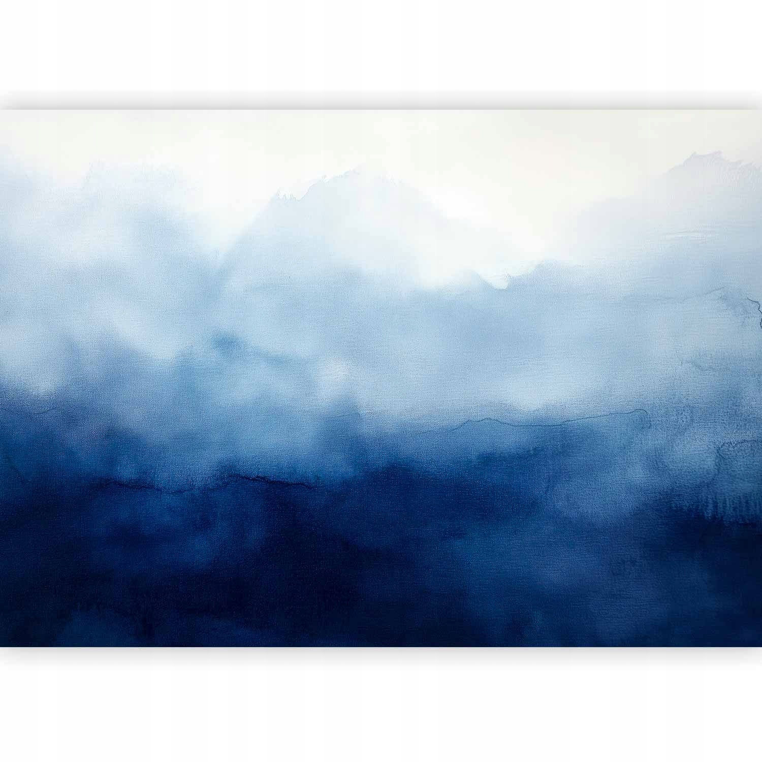 Fototapeta Abstrakce Gradient Akvarelový Oceán Modrá Do Obývacího Pokoje 500x350