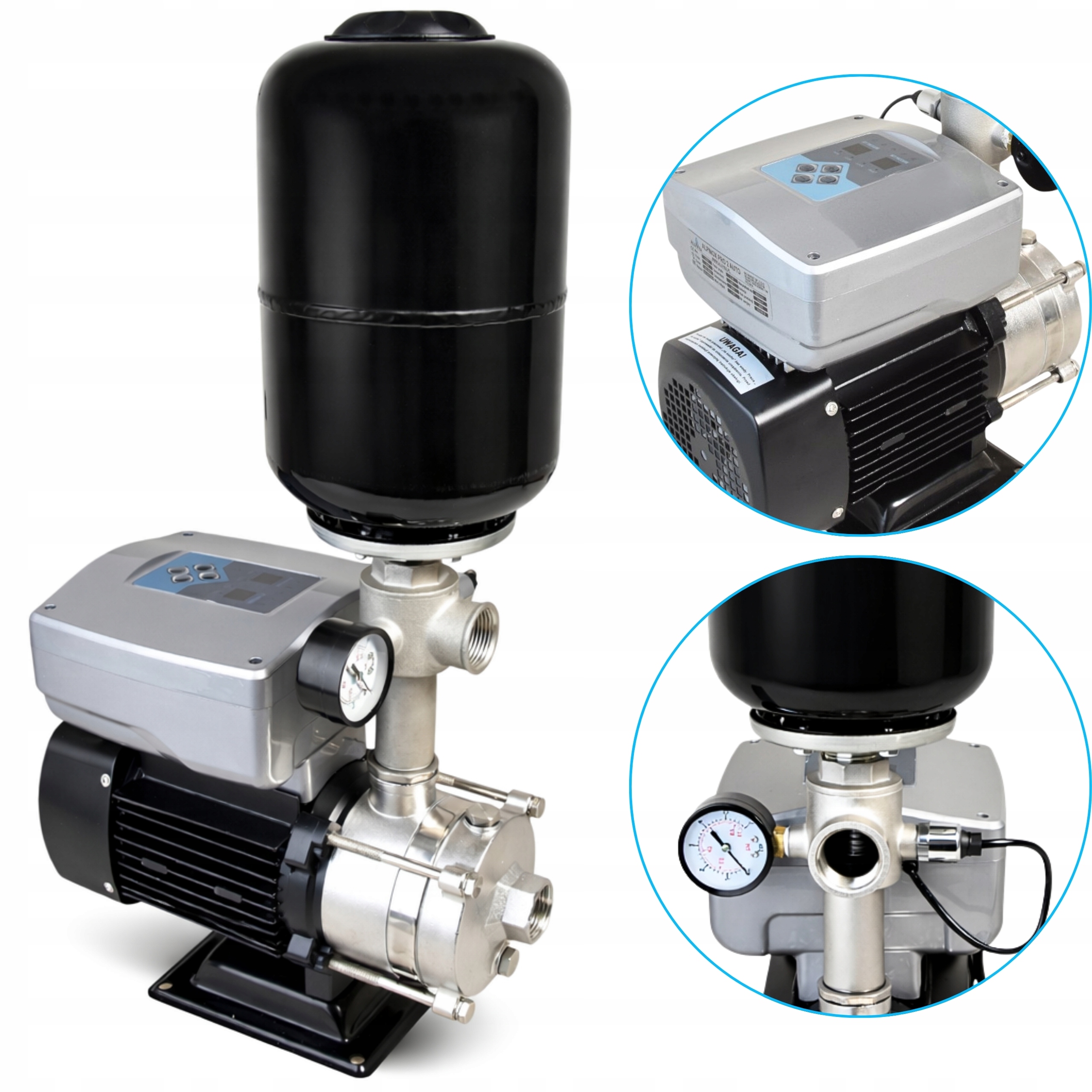 Malá Hydroforová Sada Pro Hydroforové Čerpadlo 750 W 90 L/min S Nádrží 5 L