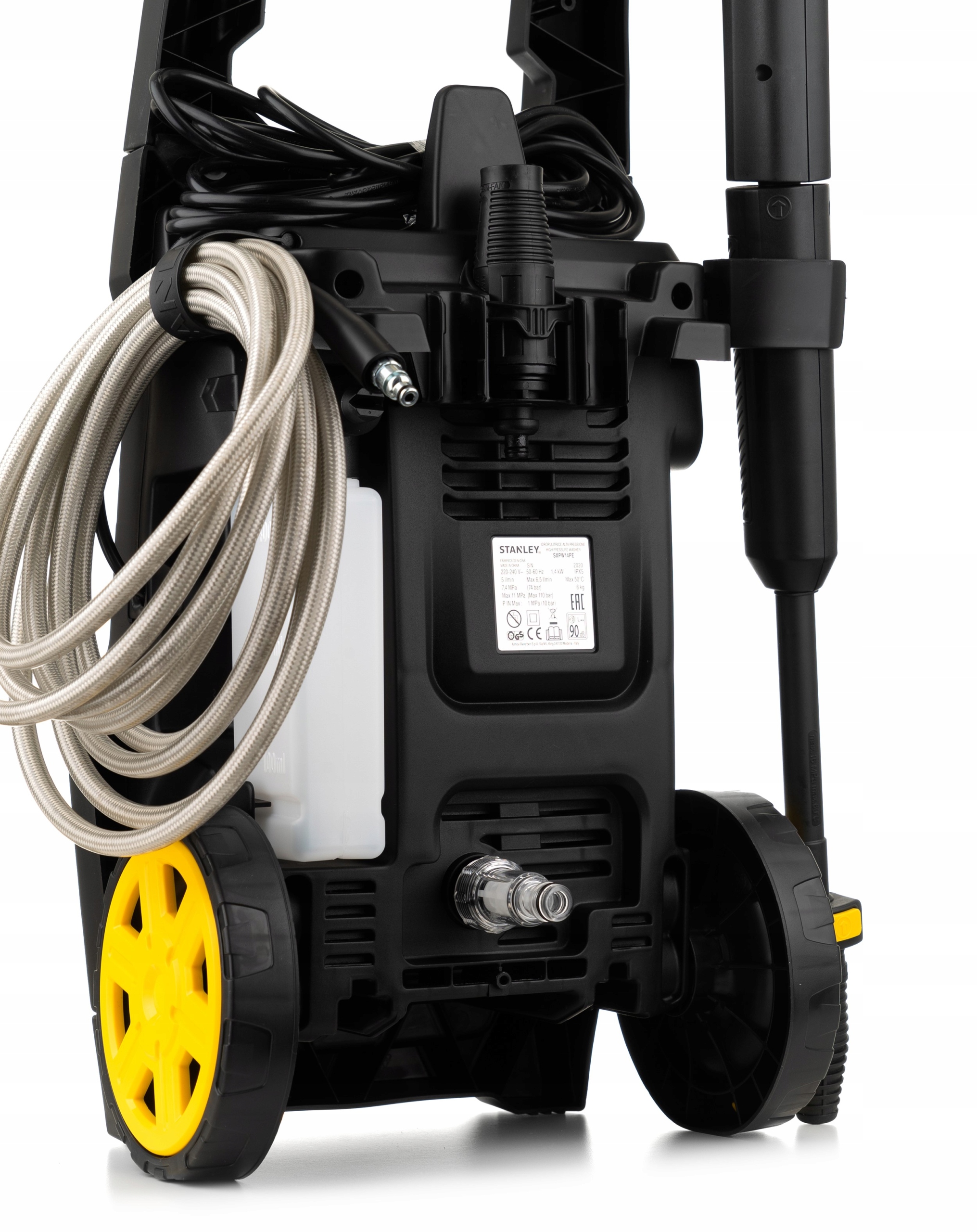 MYJKA CIŚNIENIOWA 170BAR DYSZA TURBO METALOWA POMPA STANLEY +5L PIANY Model STANLEY POWER TURBO