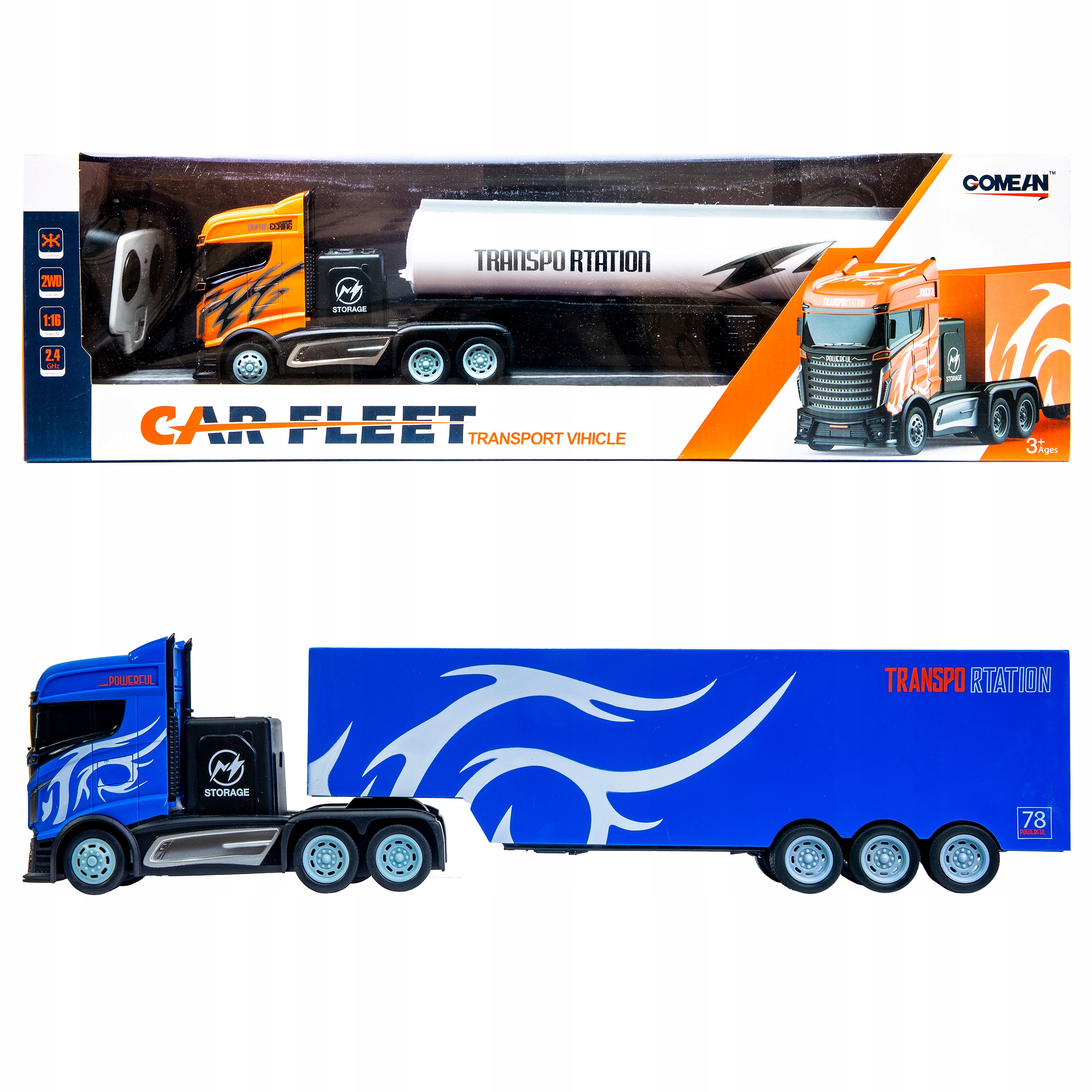 

Tir ciężarówka samochód zdalnie sterowany R/c 1:16