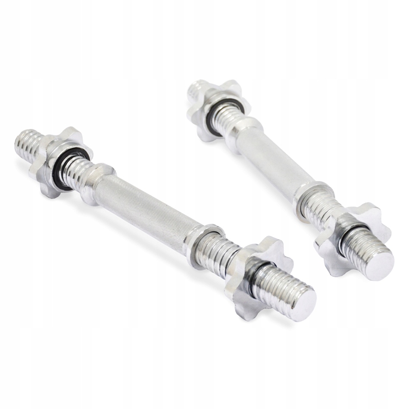 

2x Gryf Krótki do Hantli 36cm 30mm + 4x Zaciski