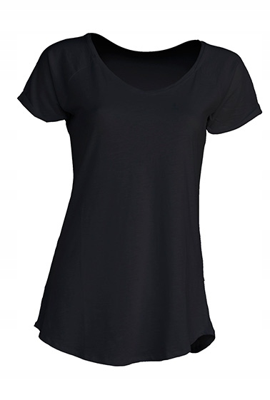 

Bluzka Damska t-shirt 100% Bawełna Black L/XL