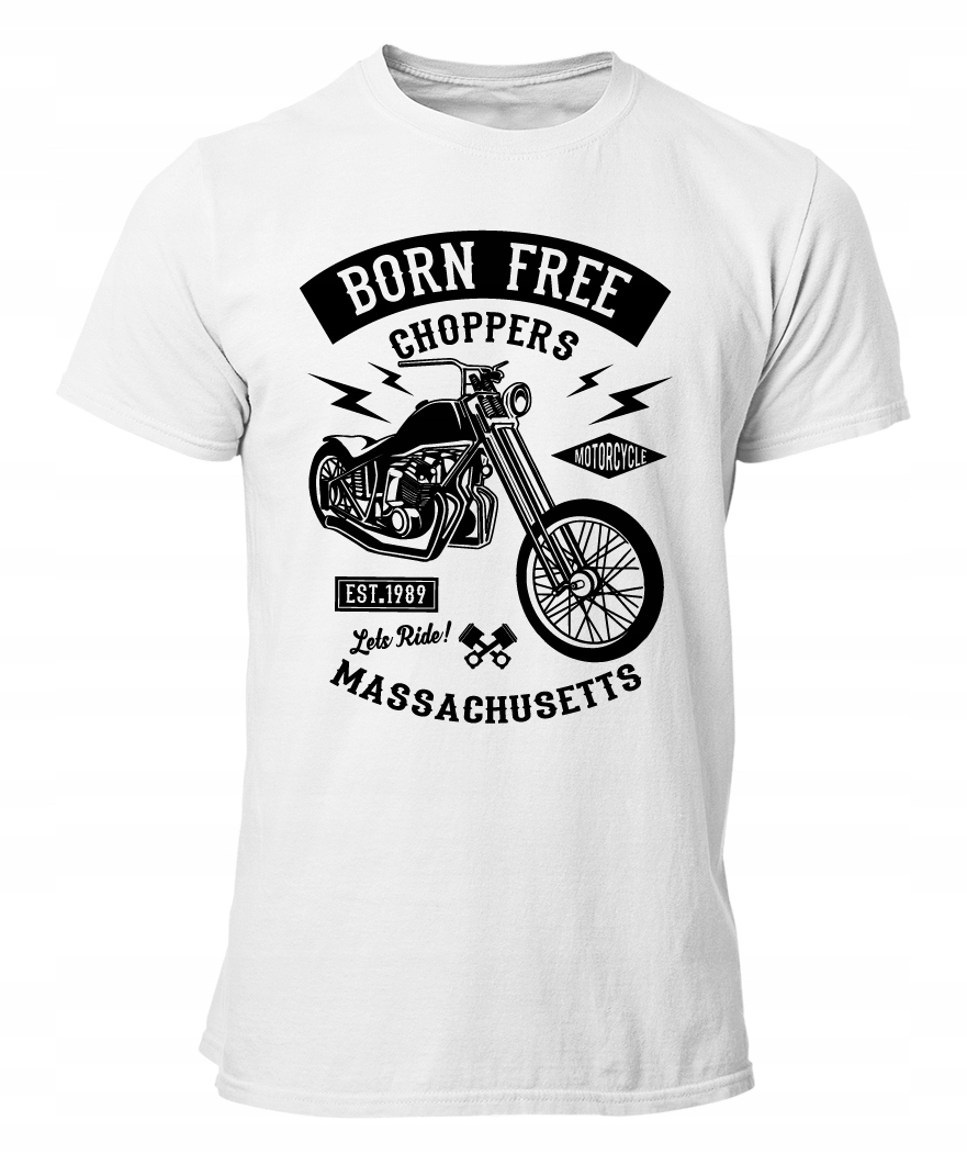 

Koszulka Motocyklowa T-shirt Męska Chopper XXL