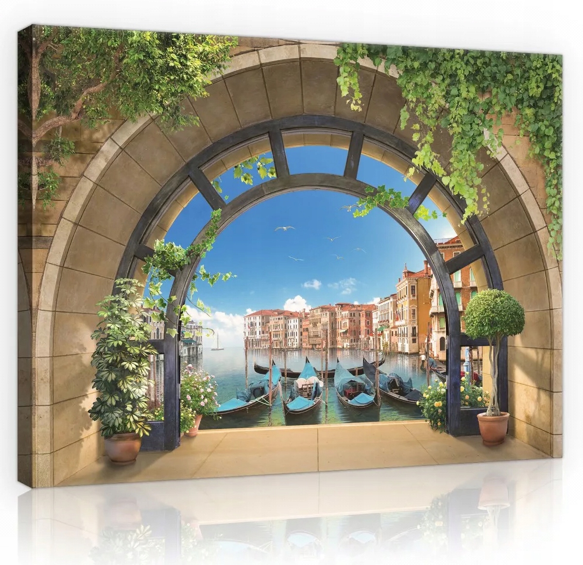 Obraz Na Plátně Canvas 80x60 Benátky Terasa Pohled