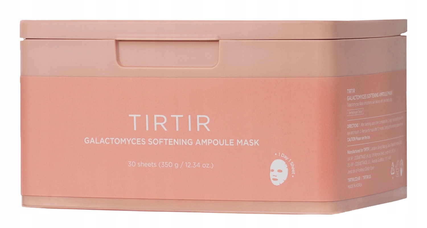 Tirtir Galactomyces Softening Zestaw rozjaśniających maseczek 30 szt