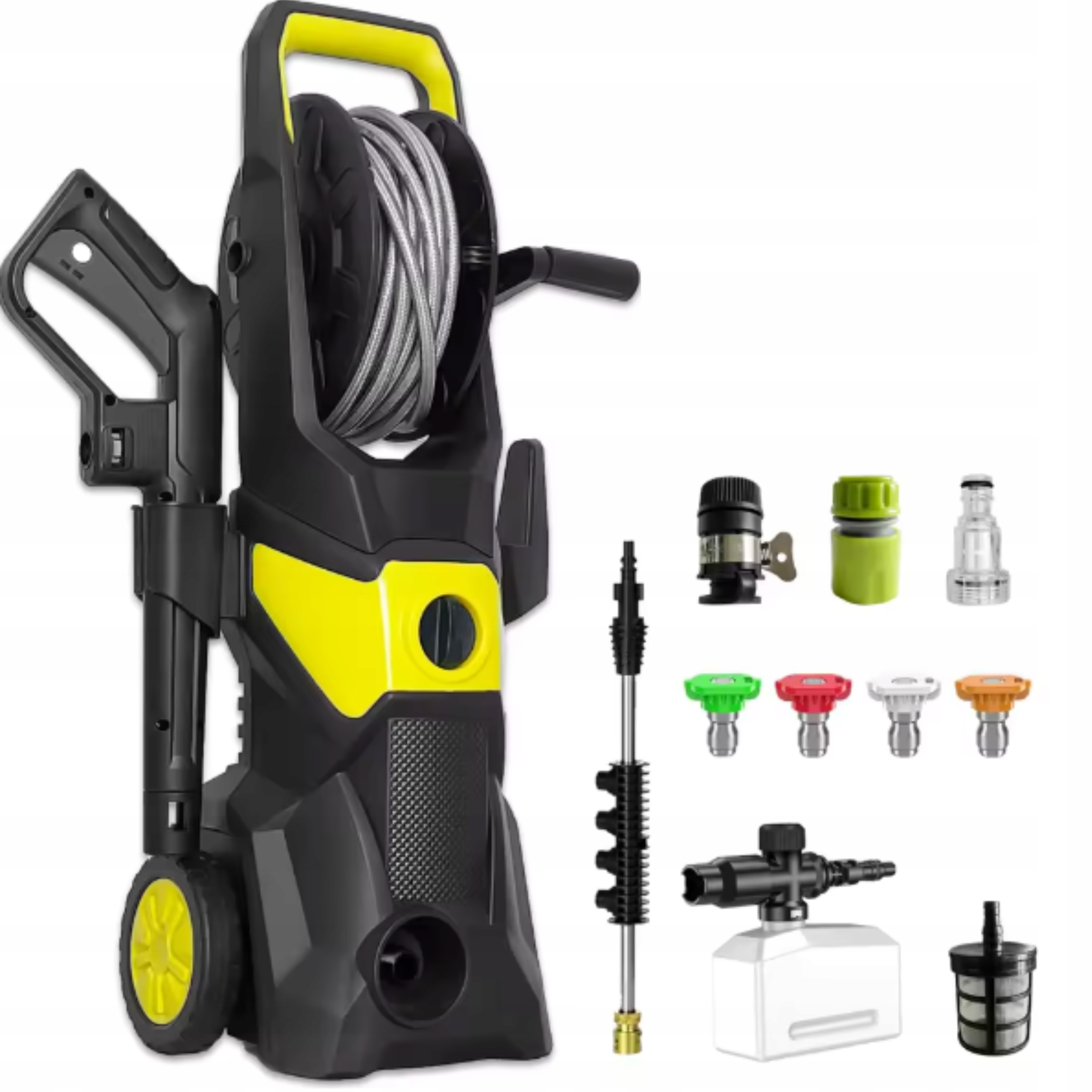 Tlaková myčka Komplet 150 Bar Elektrická s multifunkční pumpou