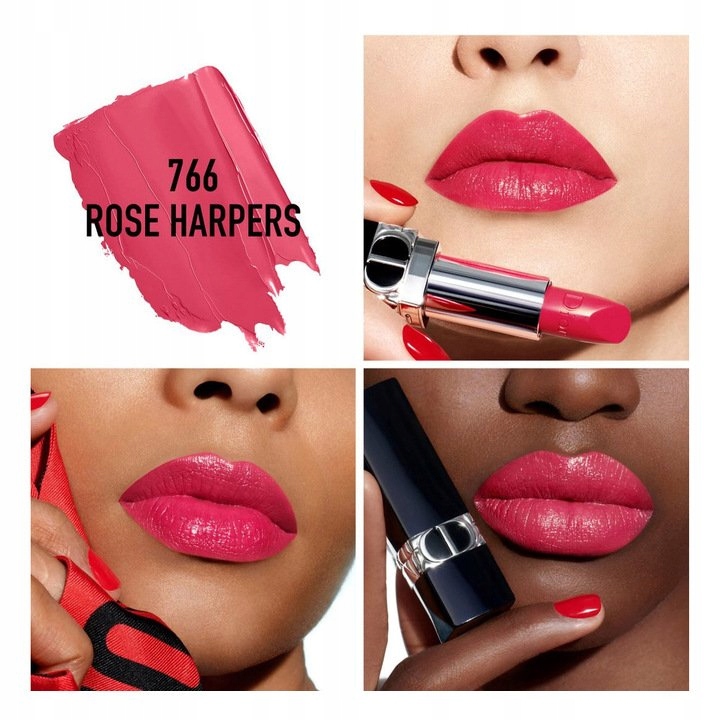 Dior Rouge Refillable Satin Pomadka do ust 3,5g 766 Rose Dior Rouge Refillable Satin Pomadka do ust 3,5g 766 Rose