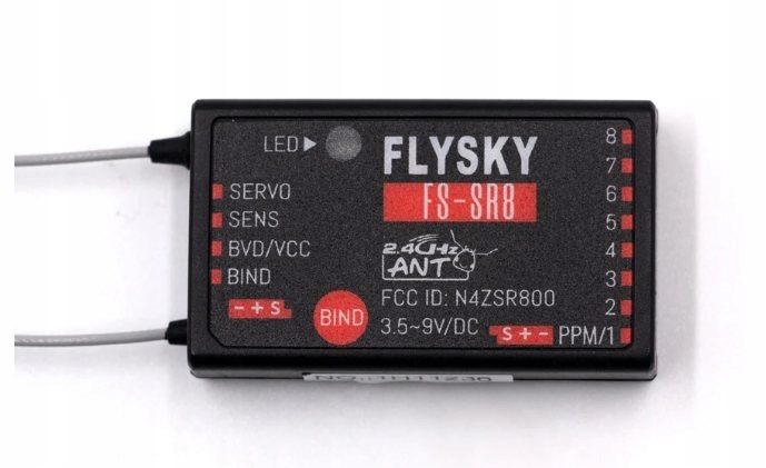 Přijímač FlySky FS-SR8 pro FS-ST8 8CH