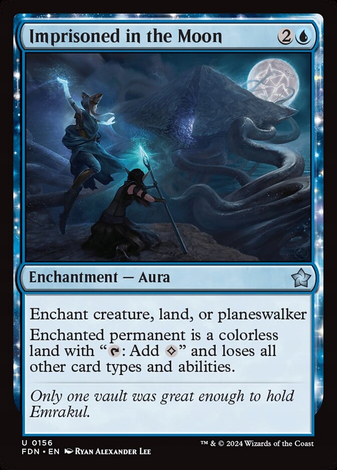 [mtg] Imprisoned in the Moon (fdn)