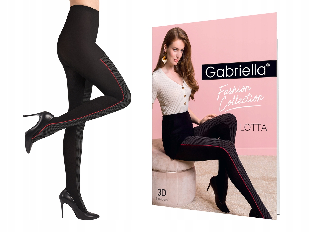 

Gabriella Rajstopy Lotta, Nero/smoky 3 M Pepitka