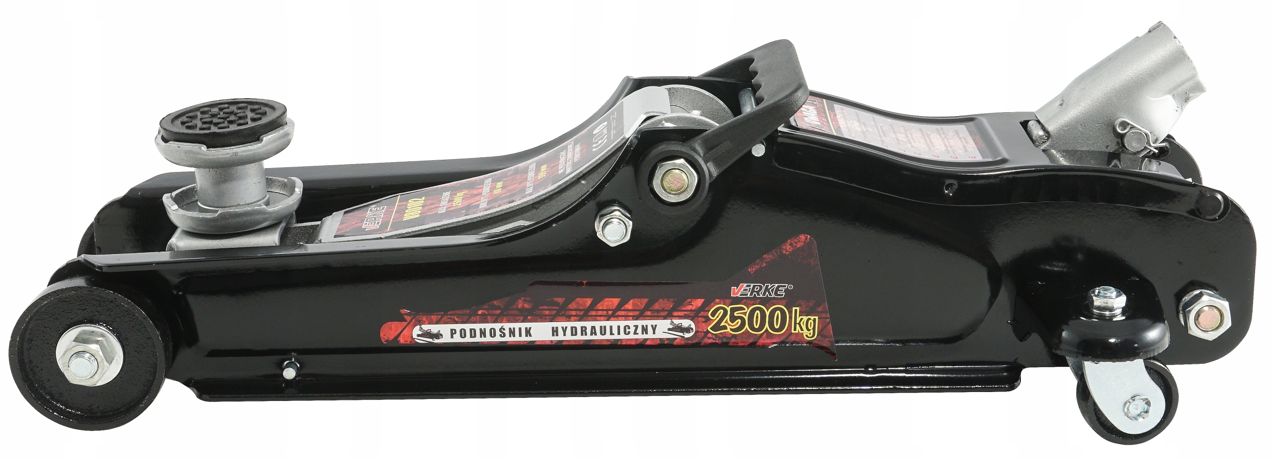 PODNOŚNIK SAMOCHODOWY HYDRAULICZNY LEWAREK ŻABA NISKOPROFILOWY NISKI 2,5T Marka Verke