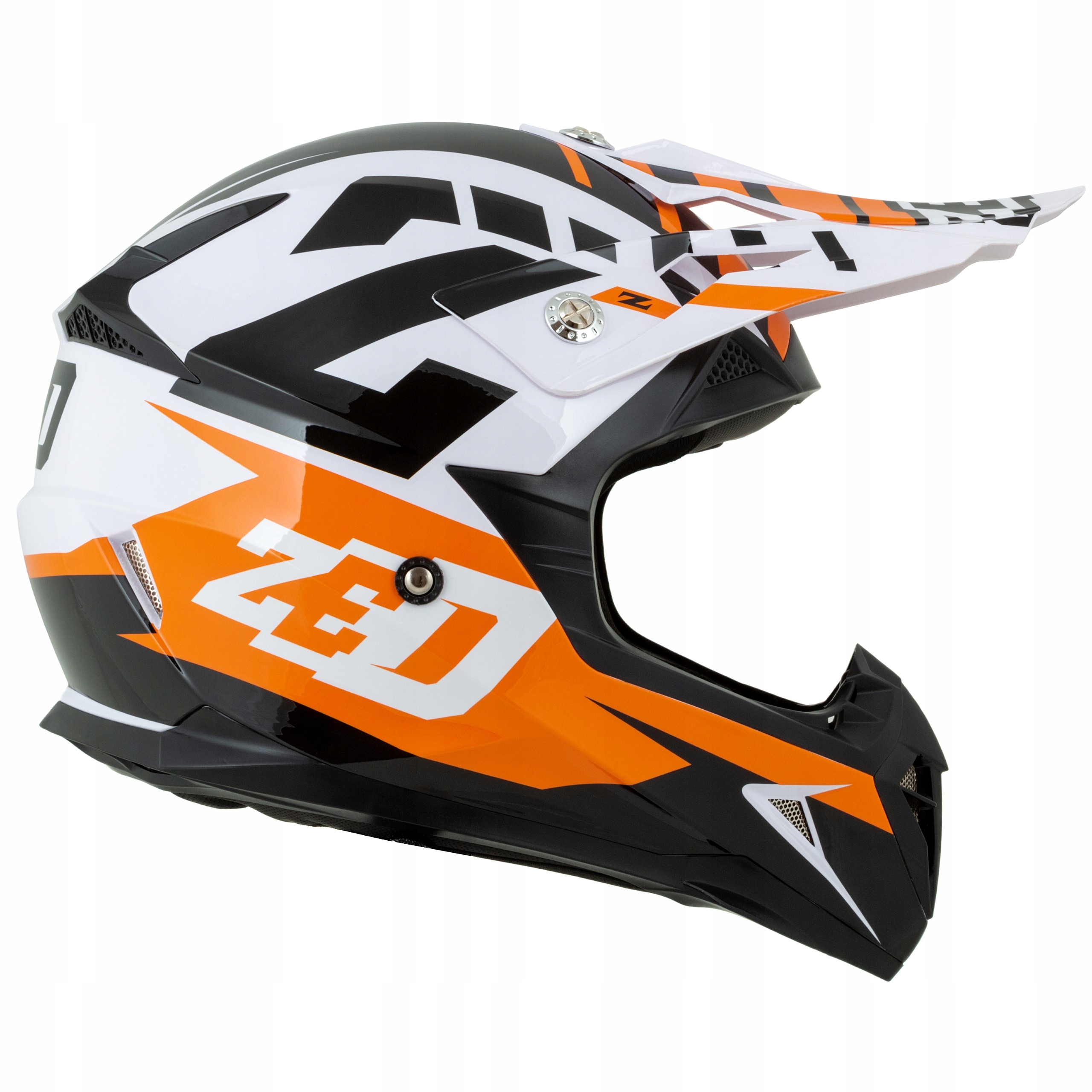 ZED X.1 KASK CROSS MOTOCYKLOWY + GOGLE KOMINIARKA Rozmiar XS