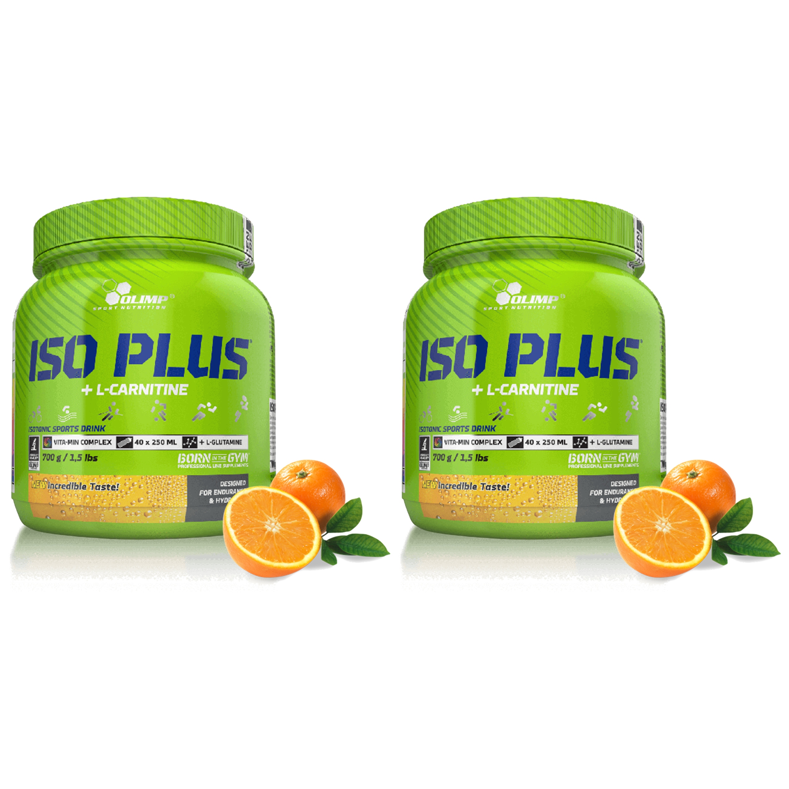 2x Isotonic Elektrolyty Vitamíny Sacharidy Iso Plus Powder 700 g Olimp
