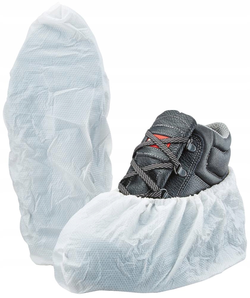 Na Jedno Použití Pe chrániče na boty výška 17 cm 75µ bílé
