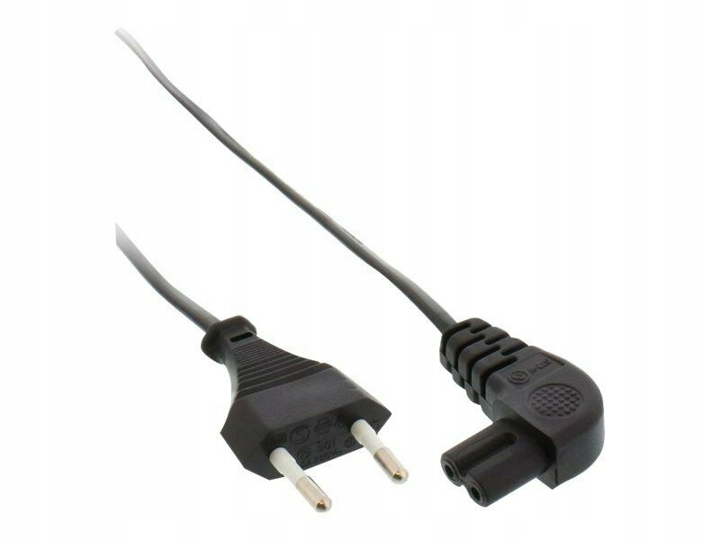 

Kabel Sieciowy Wtyczka Euro Na Euro 8 Kątowa 0,5 M