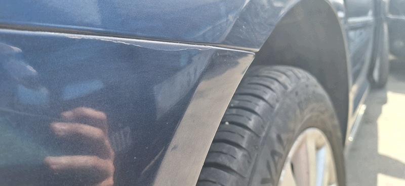 bumper rear VW TOURAN 10- KOD LAK LH5X