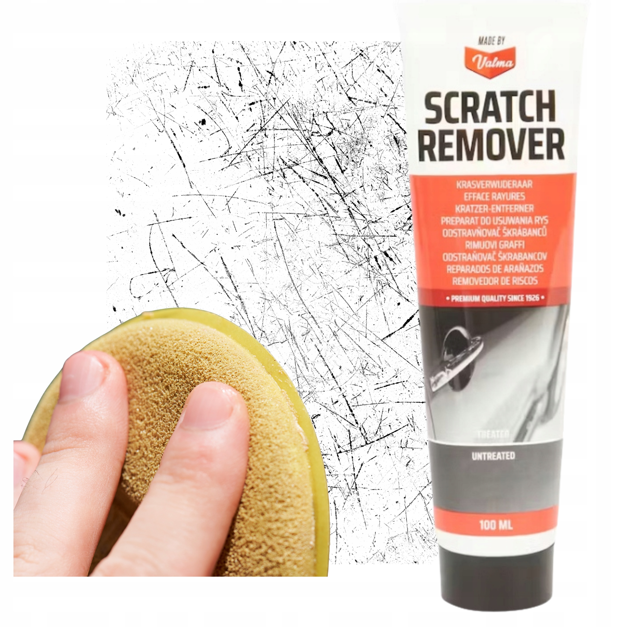 VALMA ПАСТА ДЛЯ УДАЛЕНИЯ ЦАРАПИН С ЛАКА 100 МЛ