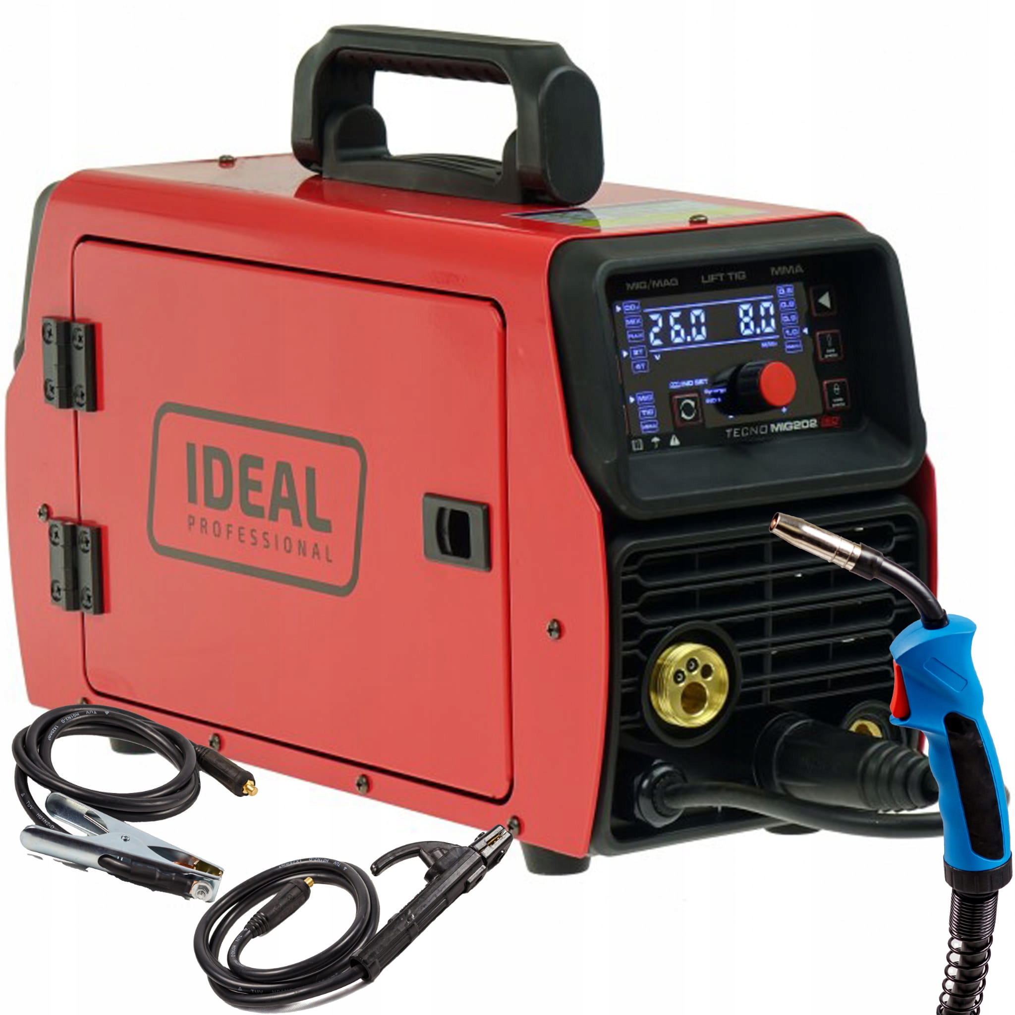 Spawarka Mig Mag Tig Mma Flux Tecnomig 202 Led Inwertor 230V