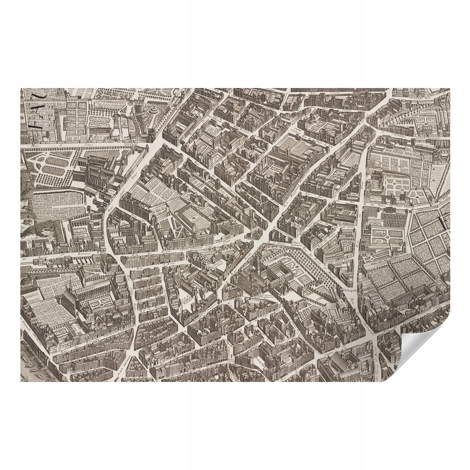 Designová fototapeta na zeď Samolepicí Městský labyrint 152 x 104 cm