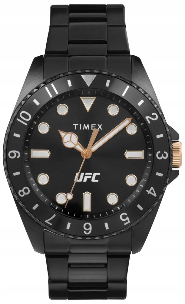 Černé pánské sportovní hodinky Timex TW2V56800 Ufc Gravírování Bonus
