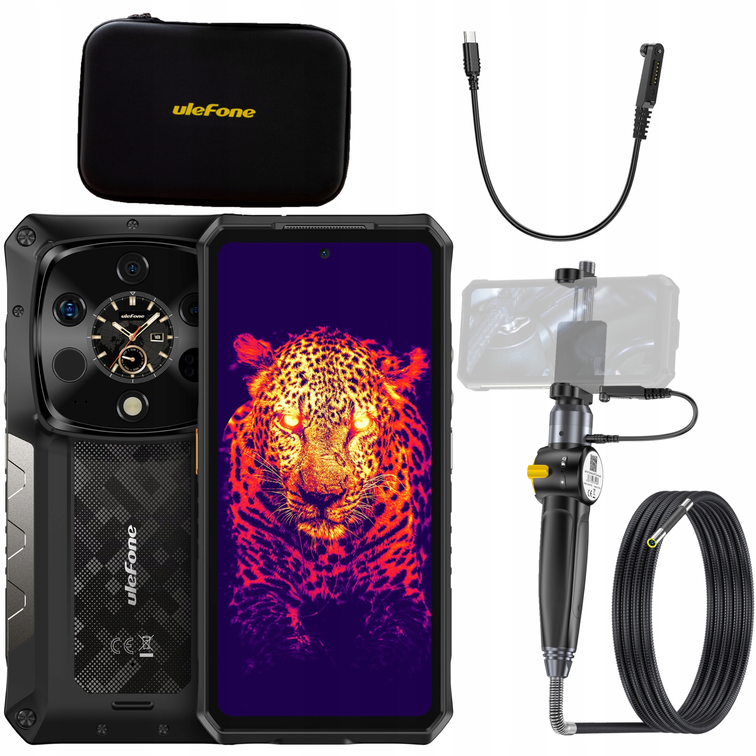 Armor 28 Ultra Thermal Ulefone 5G 16GB 1TB Termowizja Endoskop EC03