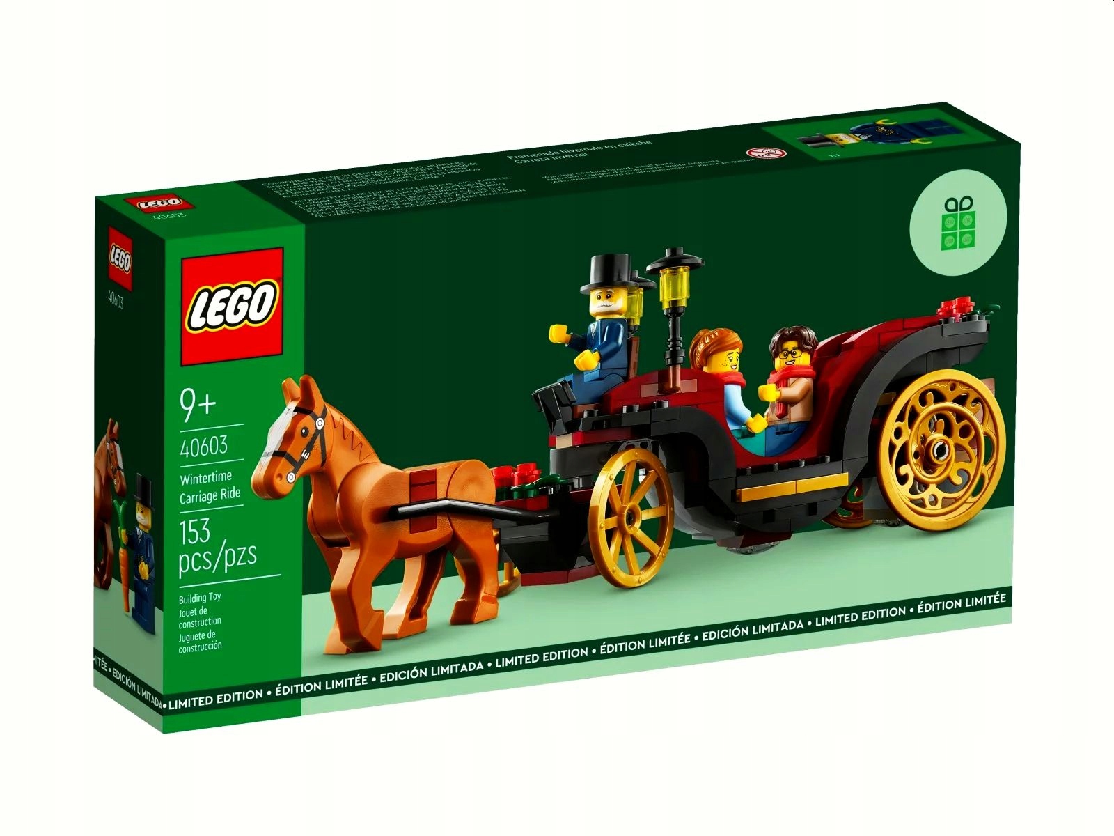 Lego 40603 Zimní kulig Limitovaná Edice Stavebnice Nové zimní saně