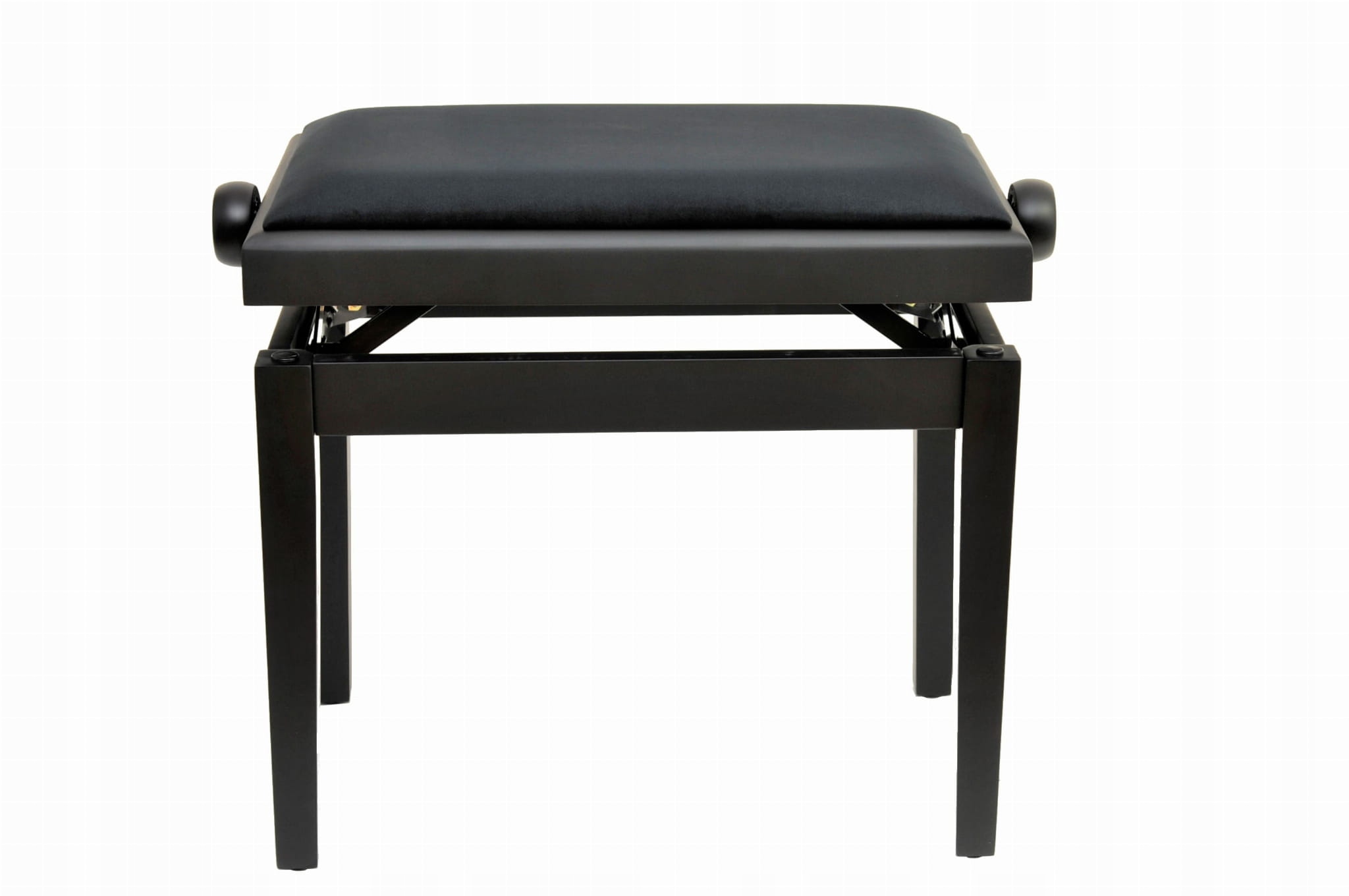 AMBRA PB-2 MAT BLACK - DREWNIANA ŁAWA DO PIANINA - DĘBOWA