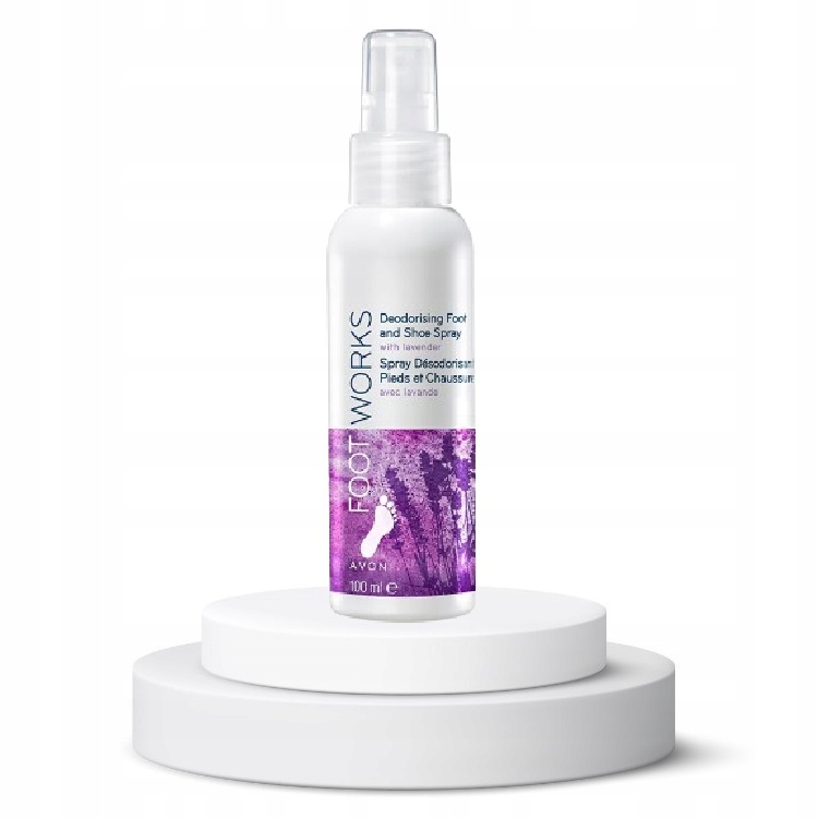 Avon FootWorks Lawendowy spray do stóp obuwia 100m