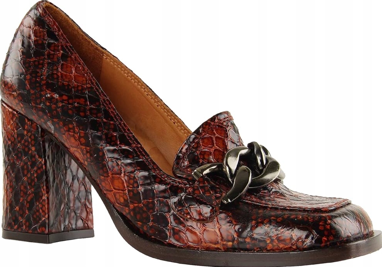 Chie Mihara Gaba Terra Čelovka kožená Xanco zvířecí motiv vel.