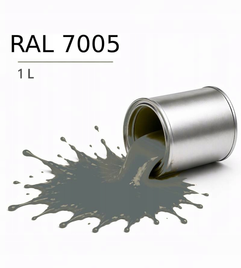 Ral 7005 Barva Průmyslová 1K 1L Horní Lak Vysoký Lesk