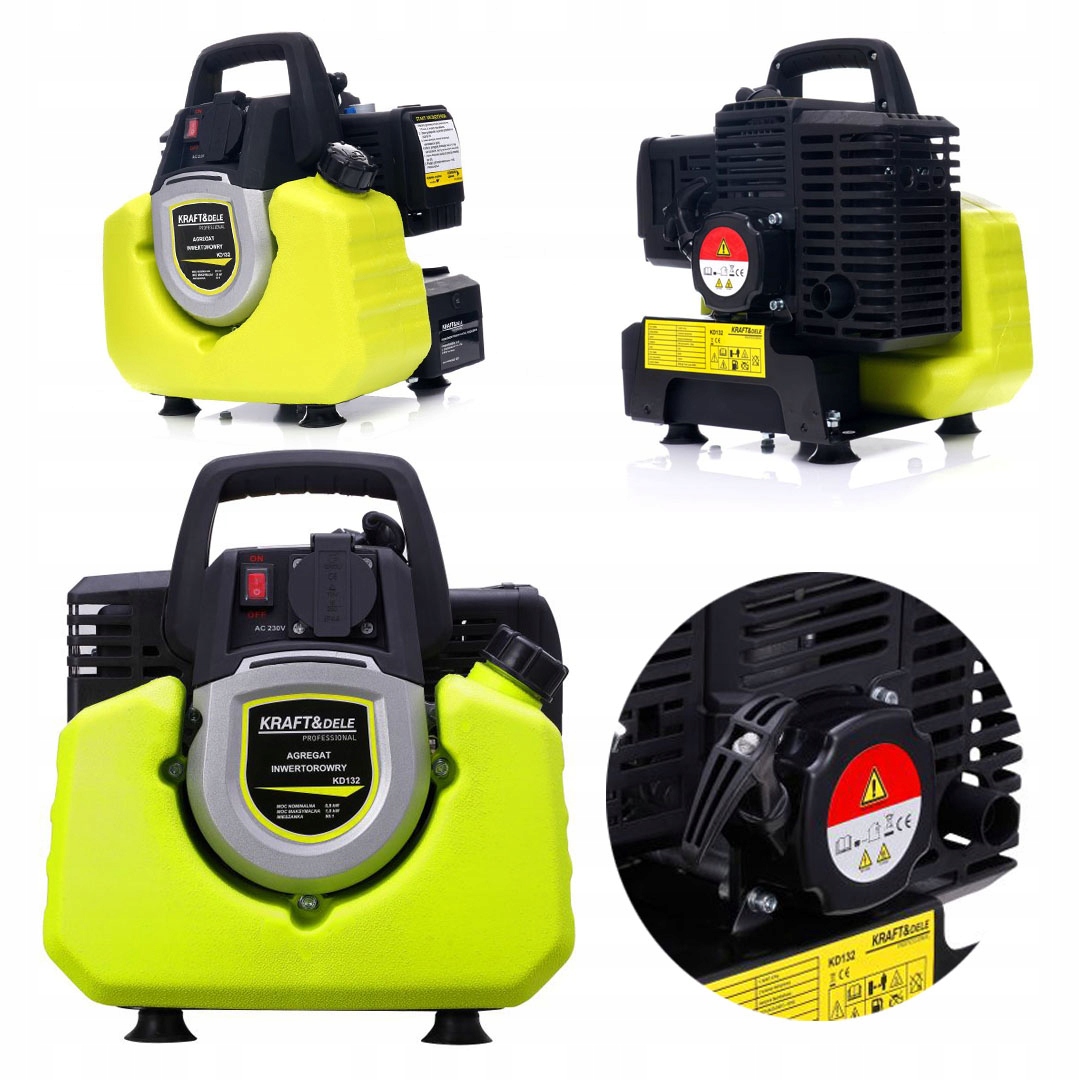 Agregat Inwertorowy Generator 1000W Benzynowy Cichy Przenośny